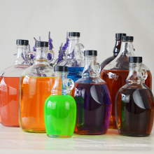 Haonai eco-friendly FDA,SGS food grade clear 125ml wine glass bottle